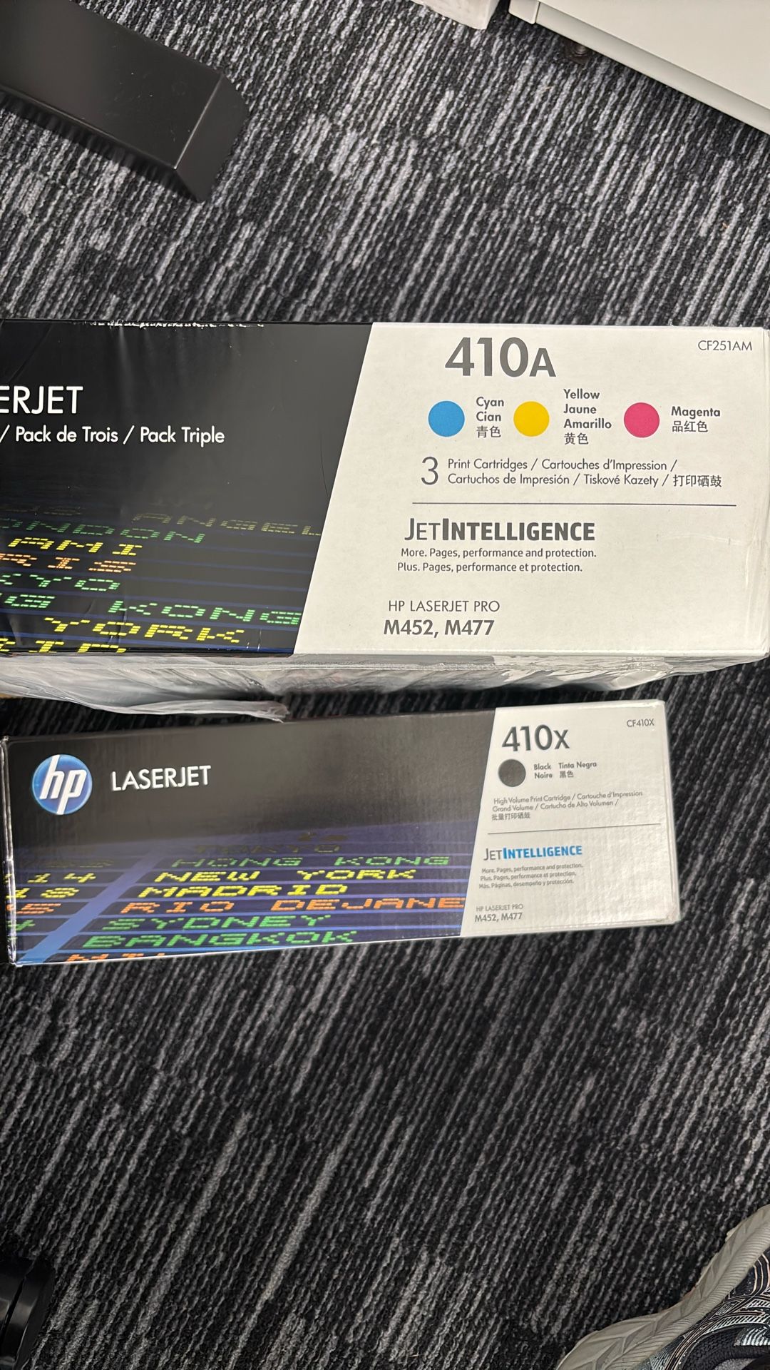 Go Laserjet 410A Cf251am Cyan Yellow Magenta Black Printer Ink Cartridge