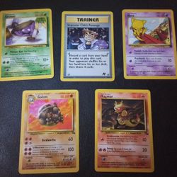 Vintage Pokemon Cards