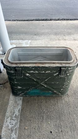 military cooler