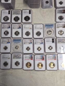 Large Lot of NGC & PCGS Graded US Coins