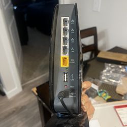 Internet Router + Ethernet Cable