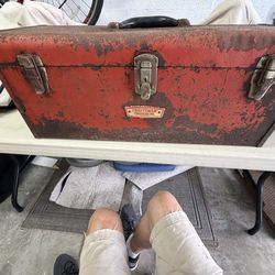Vintage Craftsman Heavy Duty Tool Box