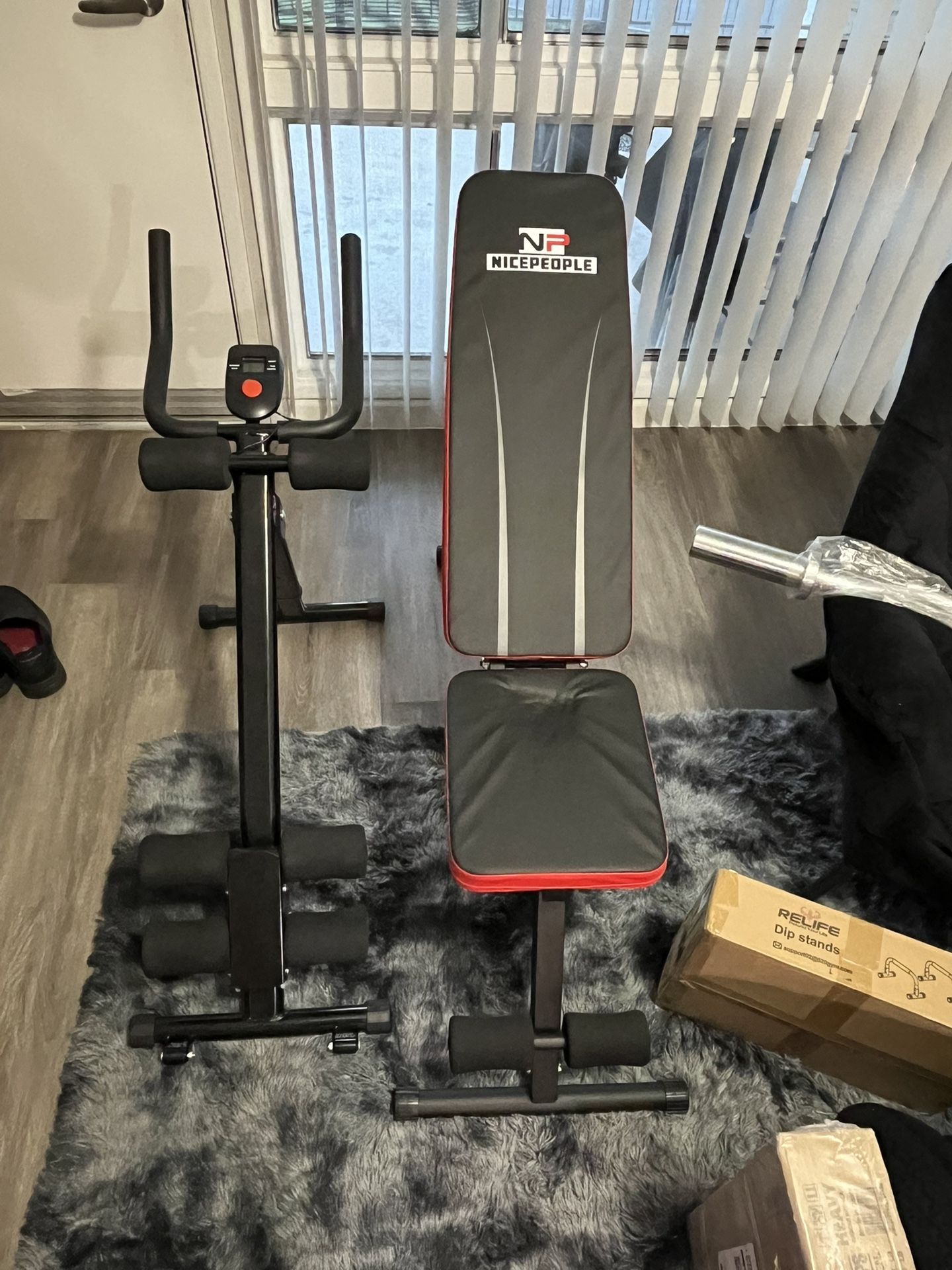 Basic Weight Bench for Home Gym, 8 Backrests Adjustable Bench with 660LBS Weight Capacity