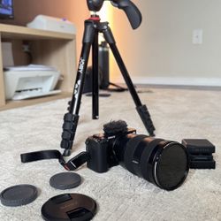 Sony ZV-E1 Camera + 24-70 Lens, Ulanzi Fan,  Memory Card, Joby Tripod