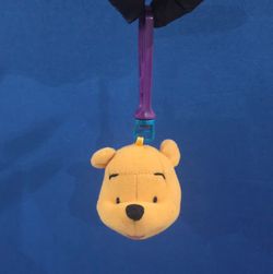 Vintage 1999 Disney McDonald's Winnie the Pooh plush clip-on Keychain