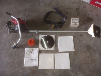 Ultimate Weedwacker - Near-New Craftsman Brushwacker Gas Brush Cutter Made in Japan Heavy Duty