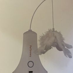 Cat Toys Interactive for Indoor Cats, Ultra Quiet Automatic Cat Toy Random Moving Interactive Cat Feather Toys for Active Cats, Auto Timer Off Recharg