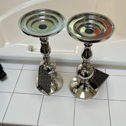 Pair Of Candle Holders 