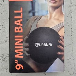 URBNFit Mini 9 Inch Pilates Ball - Yoga Ball - Includes Mini Stability Ball Workout
