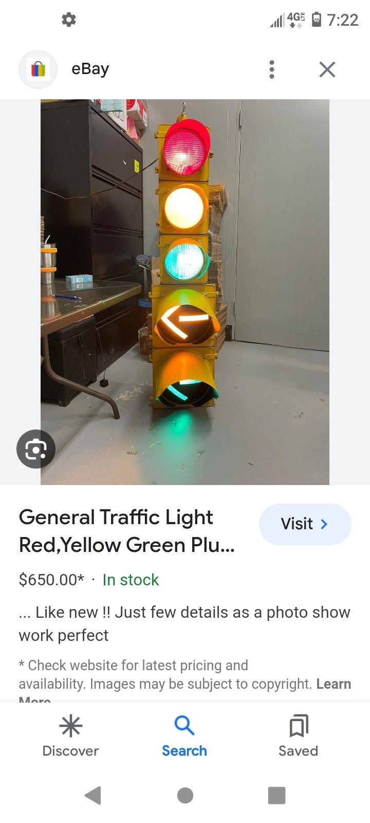 5 Ft Traffic Light