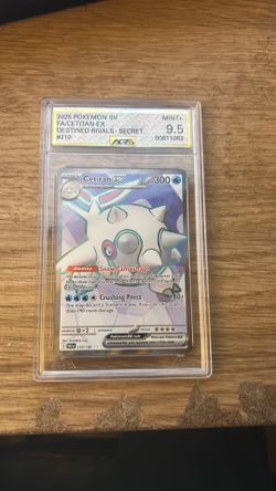 CETITAN ez 2025 POKEMON SV FA/CETITAN EX DESTINED RIVALS- SECRET #210 MINT+ 9.5 00611083