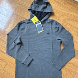 NWT Quiksilver Men's moisture wicking hoodie size S