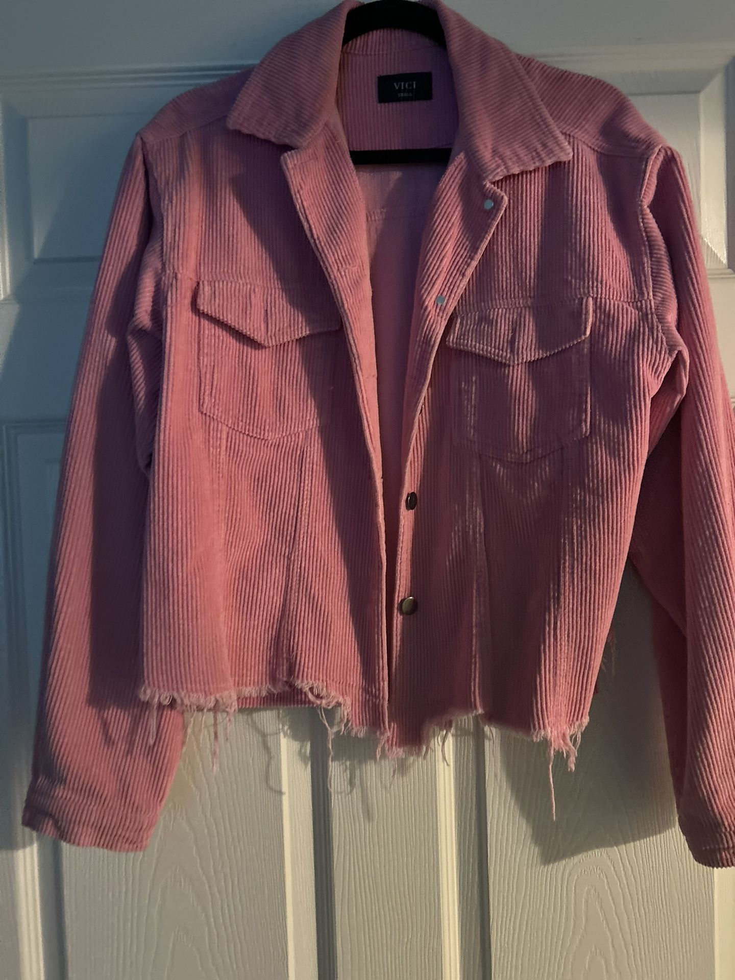 Pink Corduroy Jacket