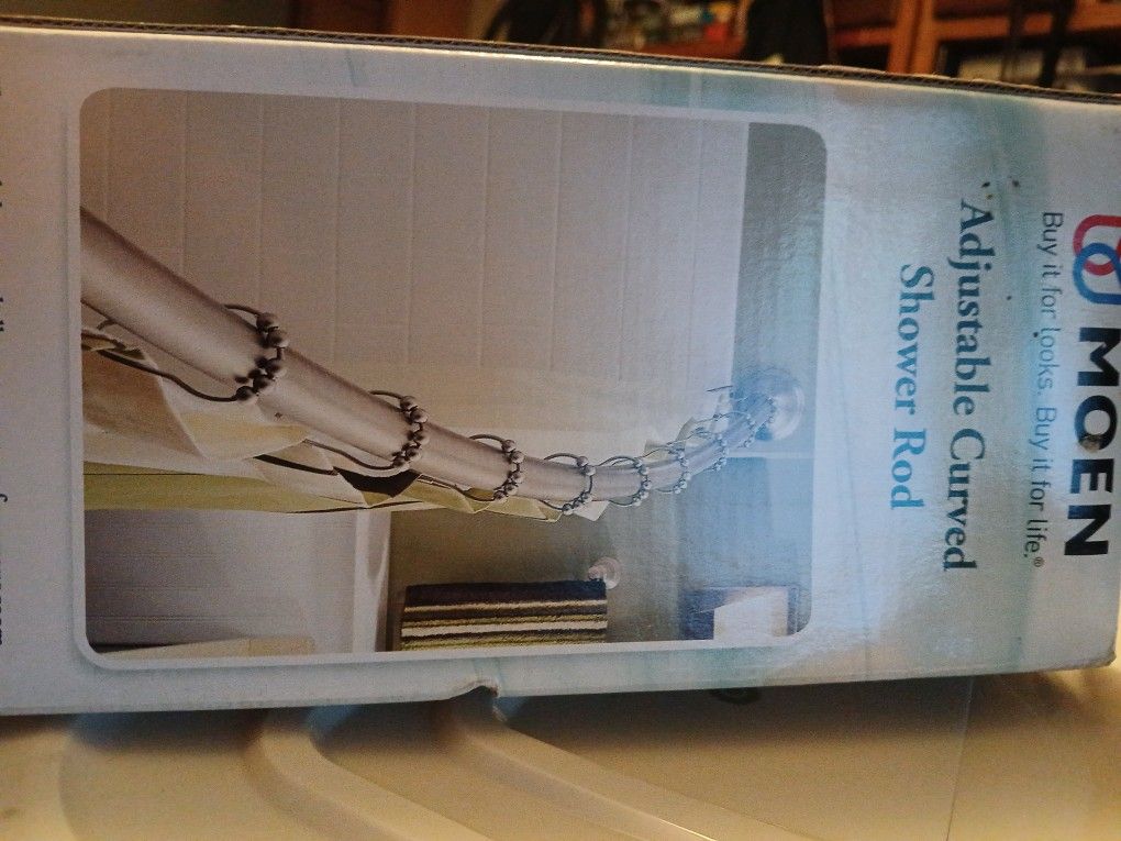 MOEM adjustable Curved Shower Rod