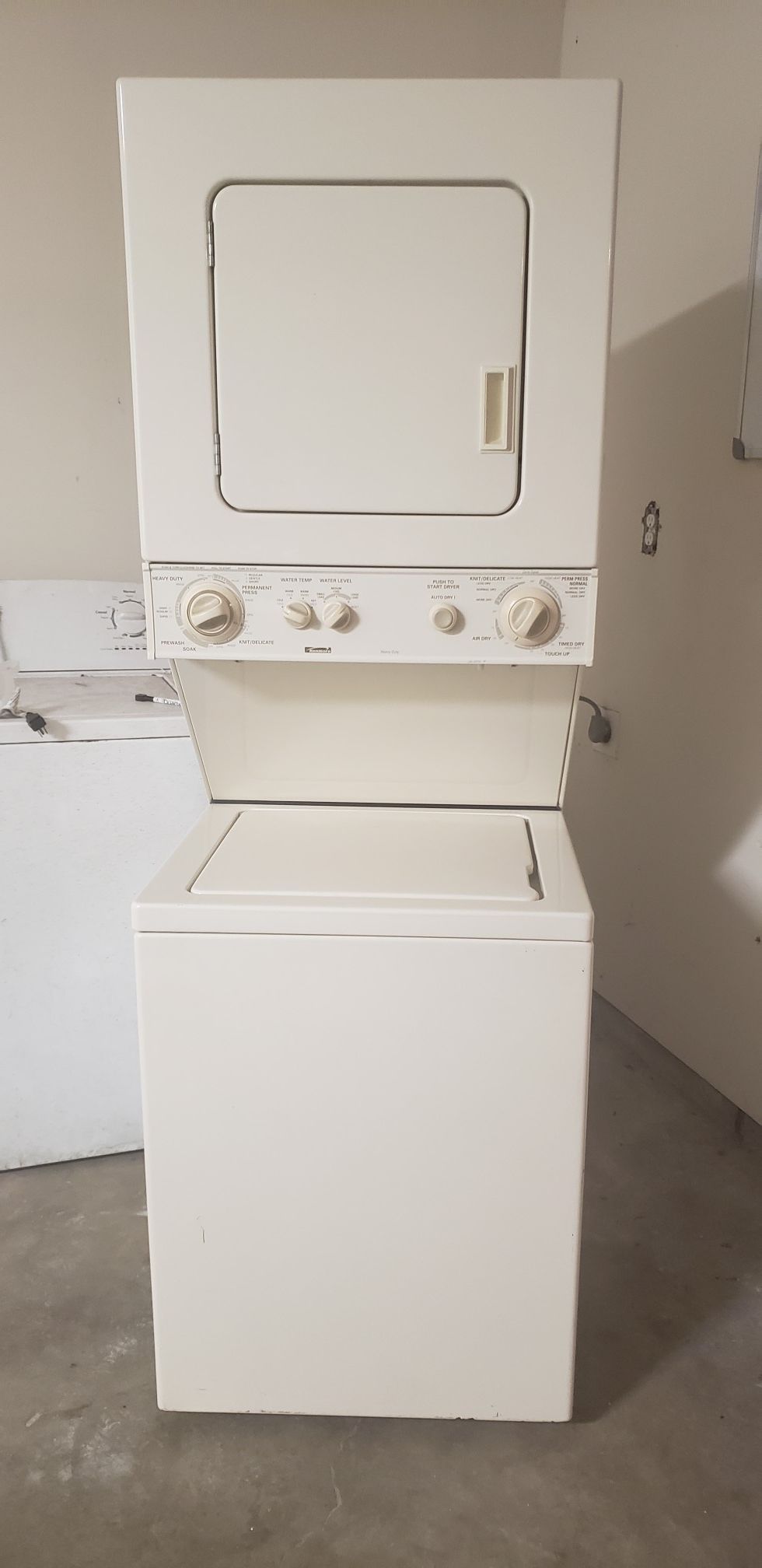 24" KENMORE STACKABLE WASHER AND ELECTRIC DRYER