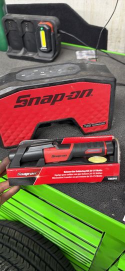 Snap on speaker and butane solder