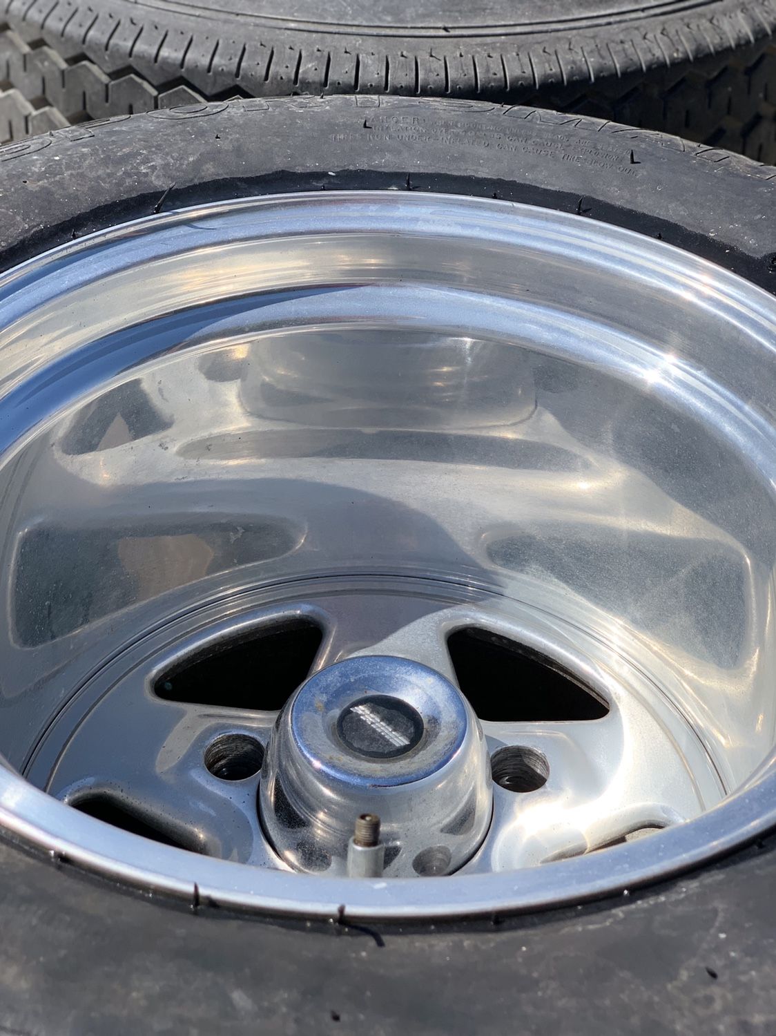 15” x 12” Aluminum Prime Racing Wheels 5X5.5 Lug Pattern for Sale in