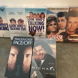 New John Travolta VHS Tapes