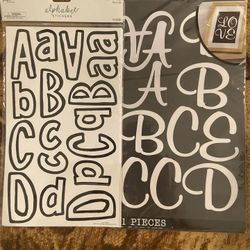 New Alphabet Stickers 