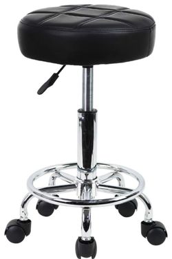 Round Rolling Stool Chair
