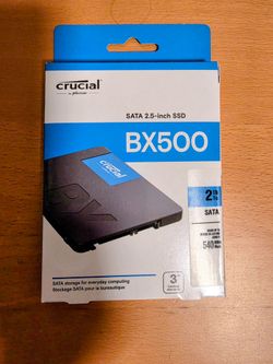 Crucial BX500 2TB SATA 2.5-inch SSD Hard Drive