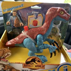 Jurassic World Owen & Blue Figures