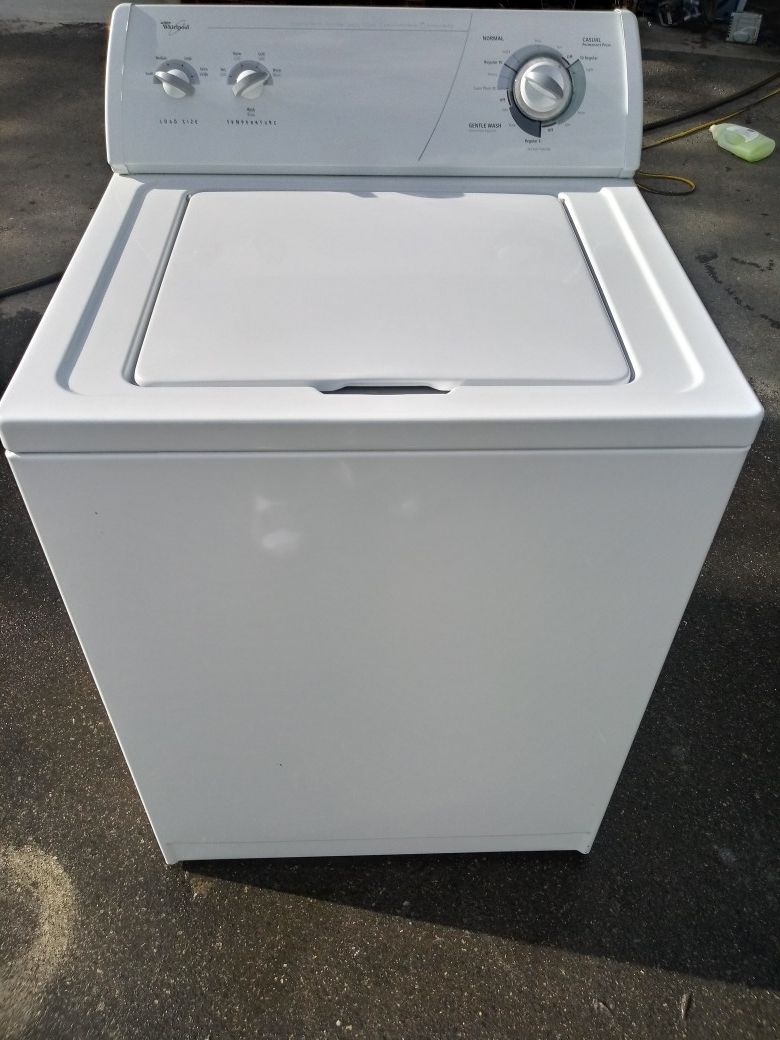 WHIRLPOOL EXTRA LARGE CAPACITY WASHER