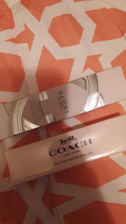 New perfume Gucci and coach