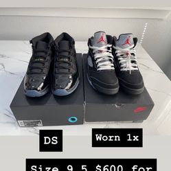 Metallic Reimagined Jordan 5 & Gamma Jordan 11