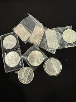 Silver Coins, Bullion, $4 above Spot