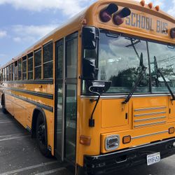 98 School Bus Blue bird New Paint