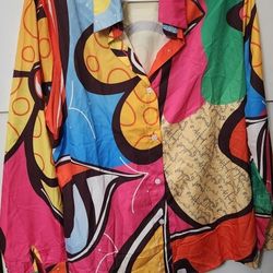 Camisa/blusa De Mangas Largas