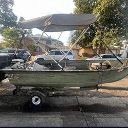12 Ft Valco Aluminum Fishing Boat
