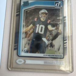 New England Patriots rated Rookie Card Drake Maye no. 53 