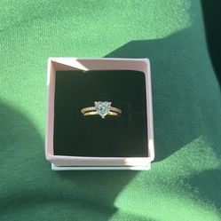 Pandora Gold Heart Ring 