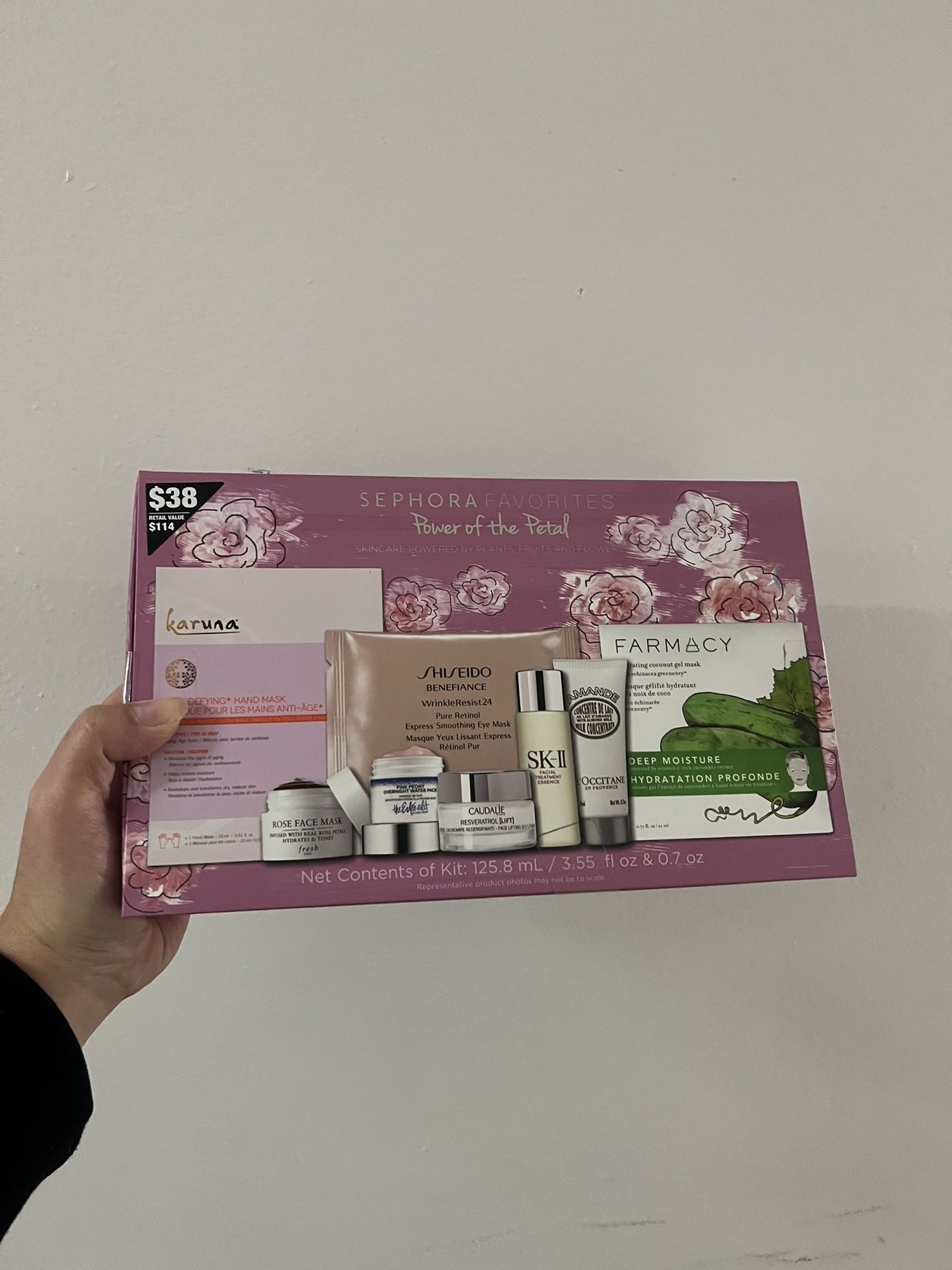 NEW Sephora Favorites Power of the Petal 8 Piece Skincare Set Limited Edition