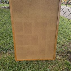Large Cork Board Bulletin Board 24 x 36 Wood Framed 