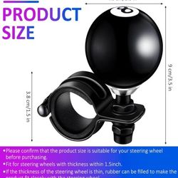 8 Ball Steering Wheel Knob