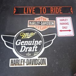 Harley Davidson  Signs