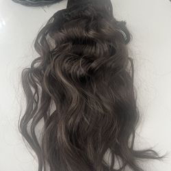 Clip-in Hair Extensions wavy 4 Pieces Set Thick Clip