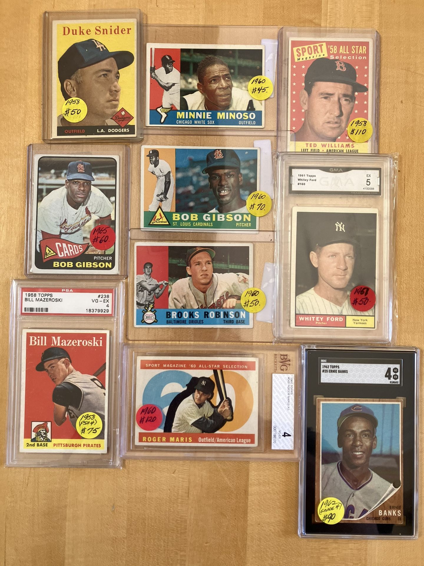 🔥 (1953 to 1972) * VINTAGE BASEBALL & FOOTBALL CARDS 🔥