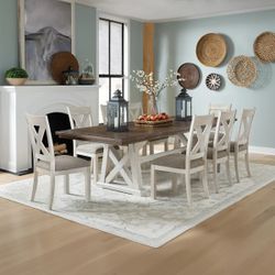 Solid Full Wood Table With Chairs