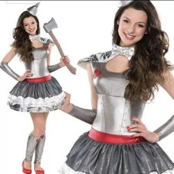 Tin Heartthrob Costume Jr Medium 