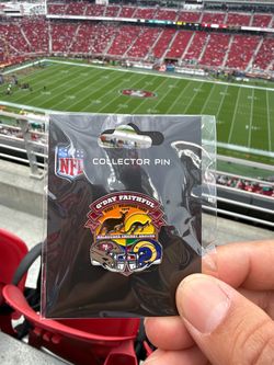 49ers Rams Game Day Pin 2026 Australia Week 1