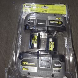 Ryobi 6ah High Performance Batteries (2pack)