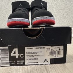 Jordan Flight Origin in Black/Cement Grey-Fire Red