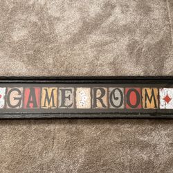 Game Room Sign