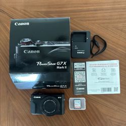 Canon g7x Mark ii