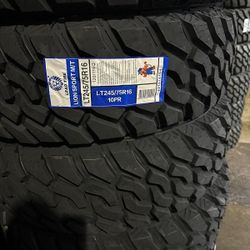 245/75/16 Tires MT