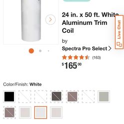 Aluminum White Trim Coil